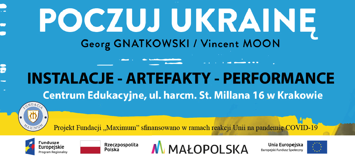 Zapraszamy na wernisaż wystawy POCZUJ UKRAINĘ, 20 czerwca 2023 r. , godz. 17.00, Centrum Edukacyjne, ul. Millana 16 Kraków